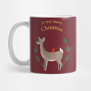 Merry Christmas Deer Mug